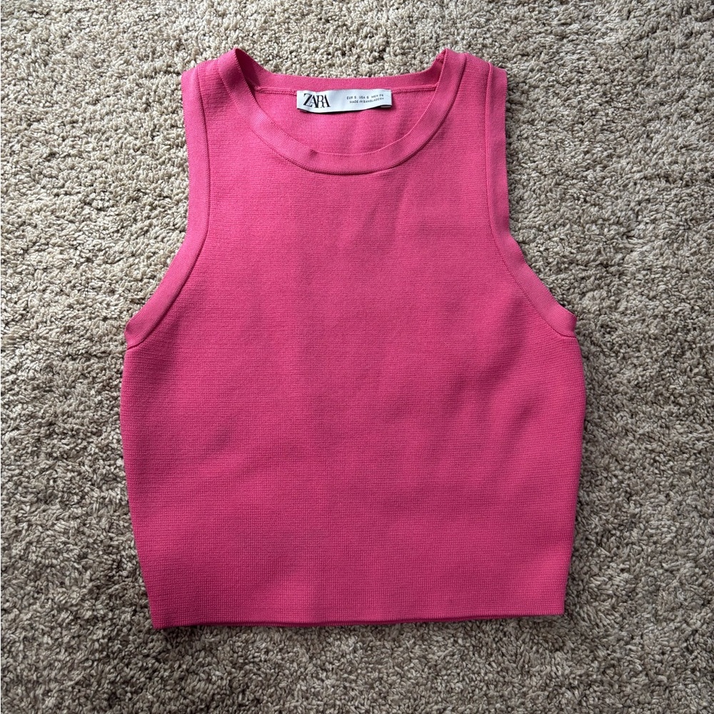Pink Zara Crop Top